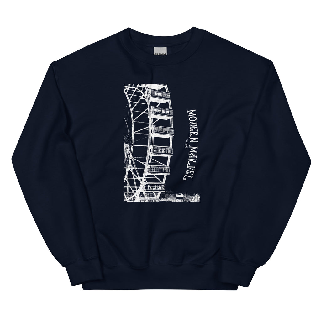 Ferris Wheel 1893 sweatshirt - navy