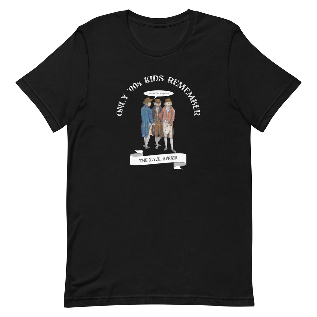 Only '90s Kids Remember the XYZ Affair - Black T-shirt